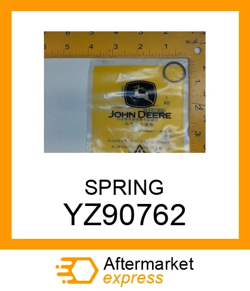 YZ90762 - SPRING fits JOHN DEERE | Price: $3.28 Stock: Wisconsin