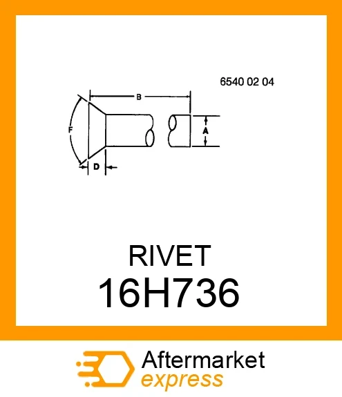 RIVET 16H736
