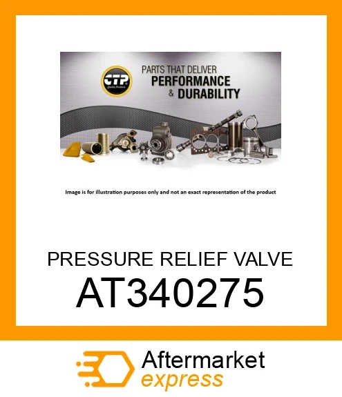 AT340275 - PRESSURE RELIEF VALVE fits JOHN DEERE