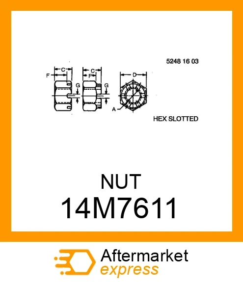 NUT 14M7611