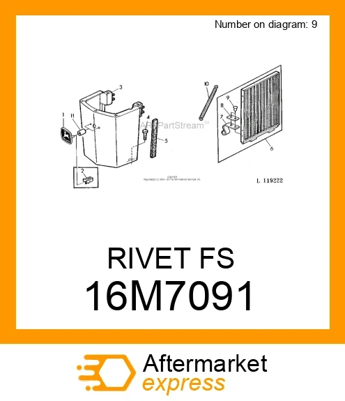 RIVET FS 16M7091