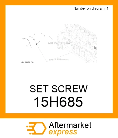 SET SCREW 15H685