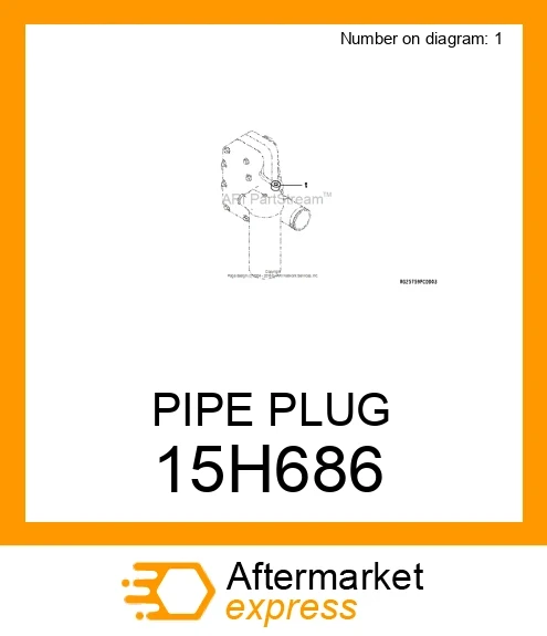 PIPE PLUG 15H686