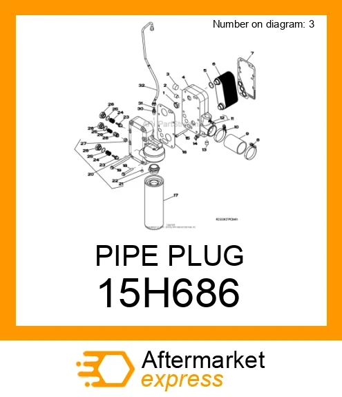 PIPE PLUG 15H686
