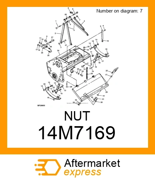 NUT 14M7169