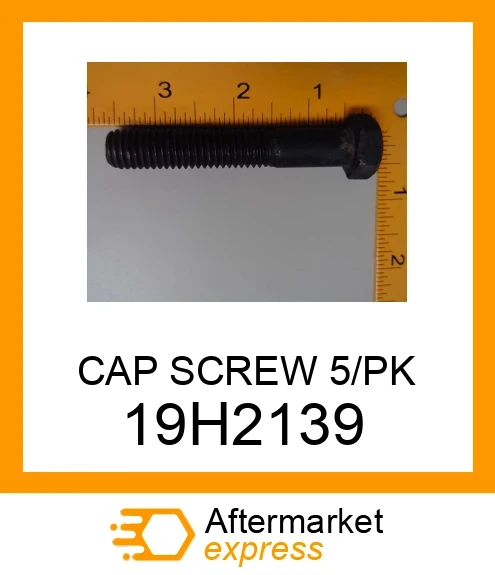 CAP SCREW 5/PK 19H2139