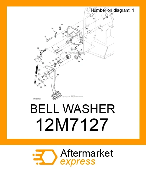 BELL WASHER 12M7127