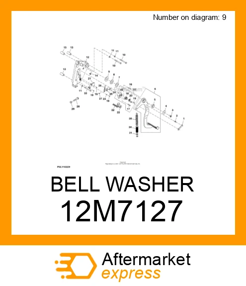 BELL WASHER 12M7127
