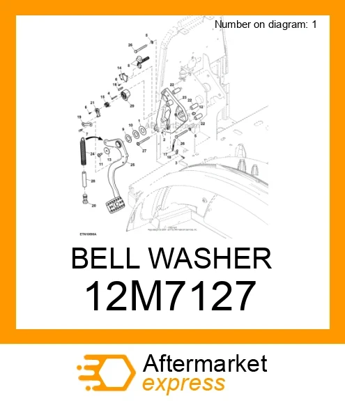 BELL WASHER 12M7127