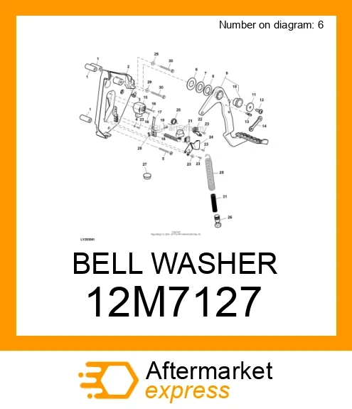 BELL WASHER 12M7127