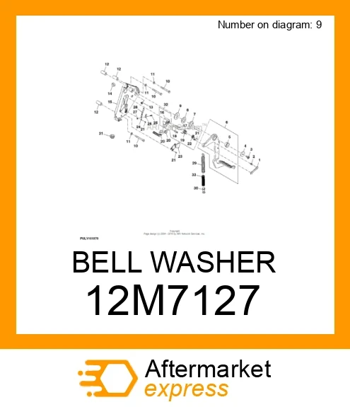BELL WASHER 12M7127