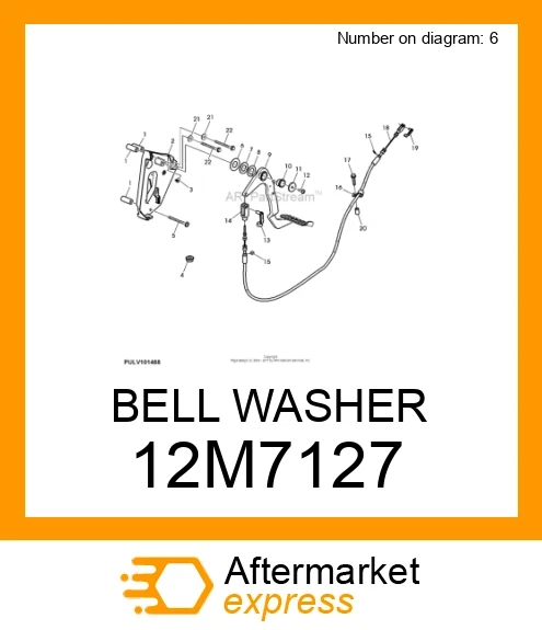 BELL WASHER 12M7127