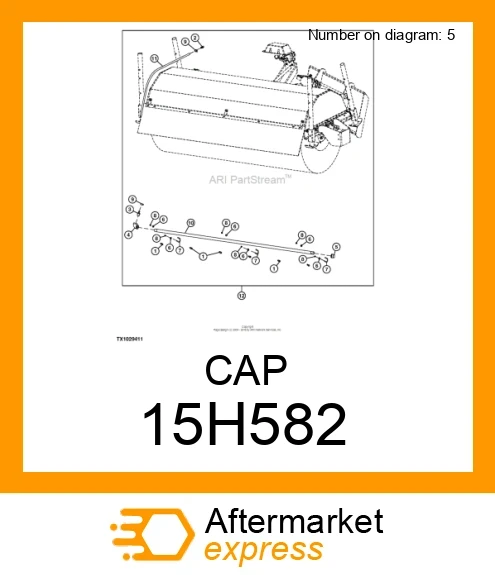 CAP FITTING 15H582