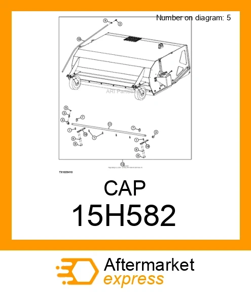 CAP FITTING 15H582