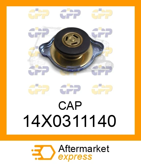 14X-03-11140 - CAP fits KOMATSU | Price: $20.83 Stock: Florida