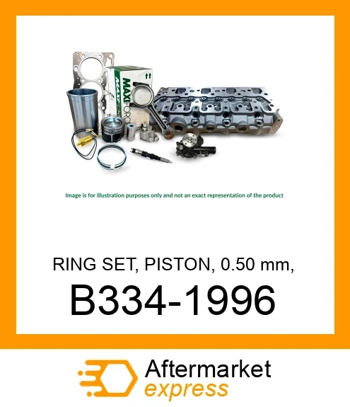 RING SET, PISTON, 0.50 mm, 3054C/E B334-1996