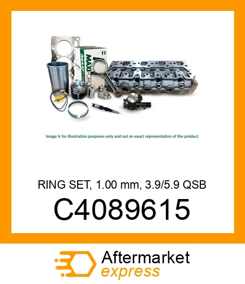 RING SET, 1.00 mm, 3.9/5.9 QSB C4089615