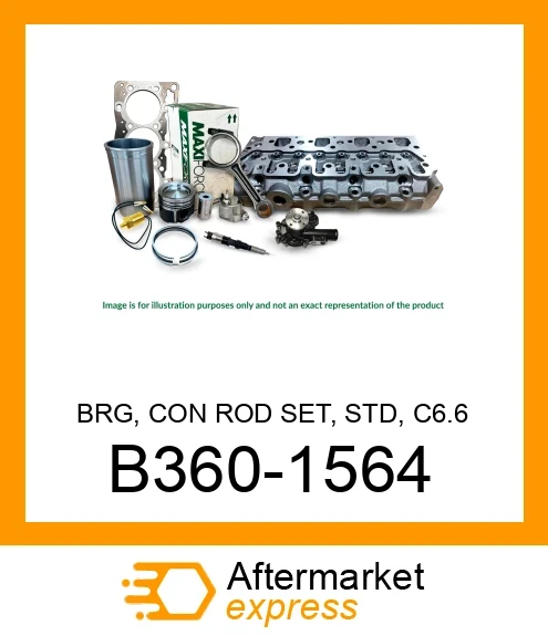 BRG, CON ROD SET, STD, C6.6 B360-1564