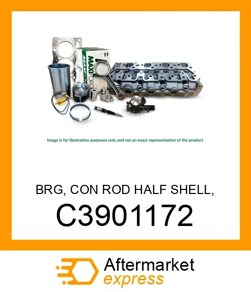 BRG, CON ROD HALF SHELL, .50MM, B SERIES C3901172