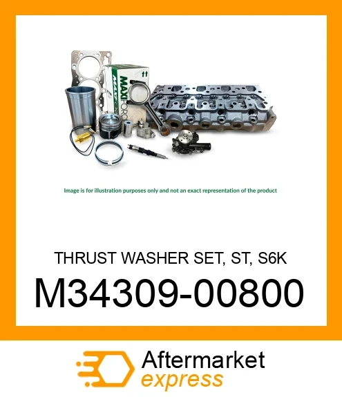 THRUST WASHER SET, ST, S6K M34309-00800