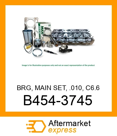 BRG, MAIN SET, .010, C6.6 B454-3745