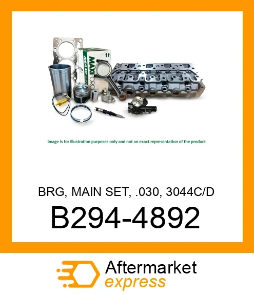 BRG, MAIN SET, .030, 3044C/D B294-4892