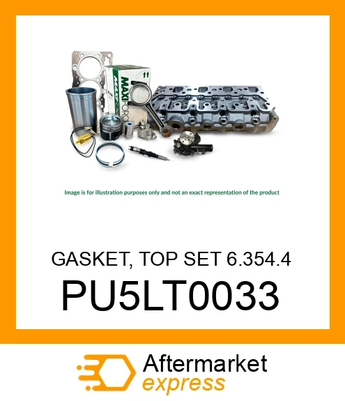 GASKET, TOP SET 6.354.4 PU5LT0033