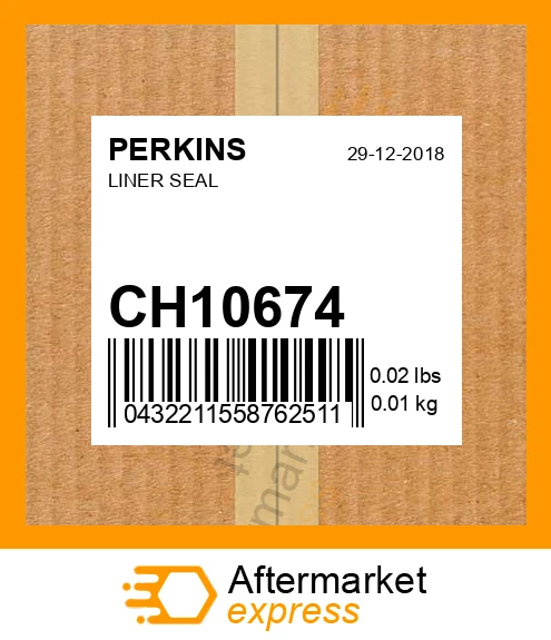 CH10674 - LINER SEAL fits PERKINS | Price: $2.46 Stock: Florida